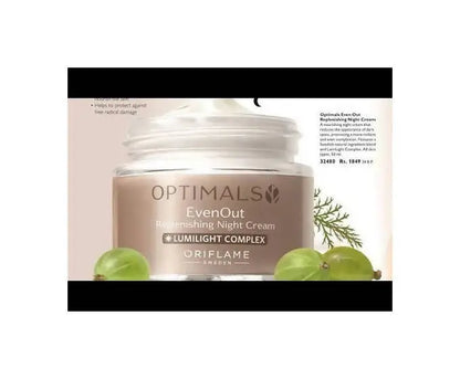 Oriflame Optimals Even Out Replenishing Night Cream -50 ml - Mytrendzcart