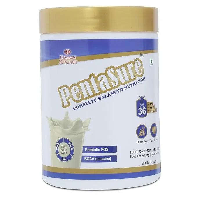 PENTASURE - Daily Nutrition Protein Shake- Vanilla Flavour 400gm - Mytrendzcart