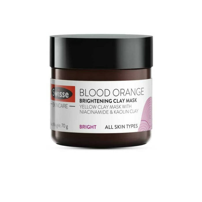 Swisse Blood Orange Brightening Clay Mask With Vitamin C - Mytrendzcart