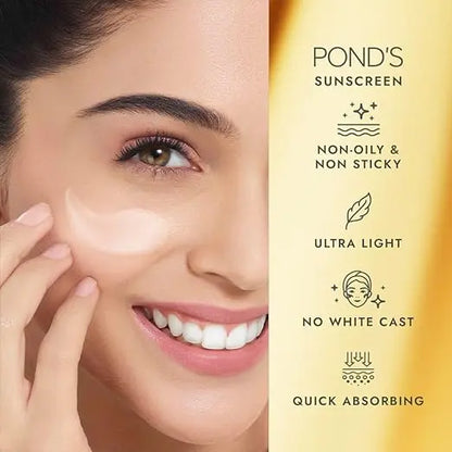 POND'S Serum boost sunscreen prevent and fade dark patches with the power of SPF 35 and NIACINAMIDE-C Serum 50g - Mytrendzcart