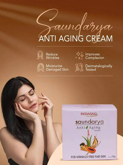 Patanjali Anti Aging Cream -15 gm - Mytrendzcart