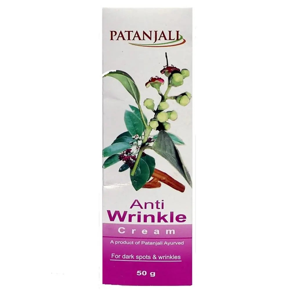 Patanjali Anti Wrinkle Cream -50 gm - Pack of 1 - Mytrendzcart