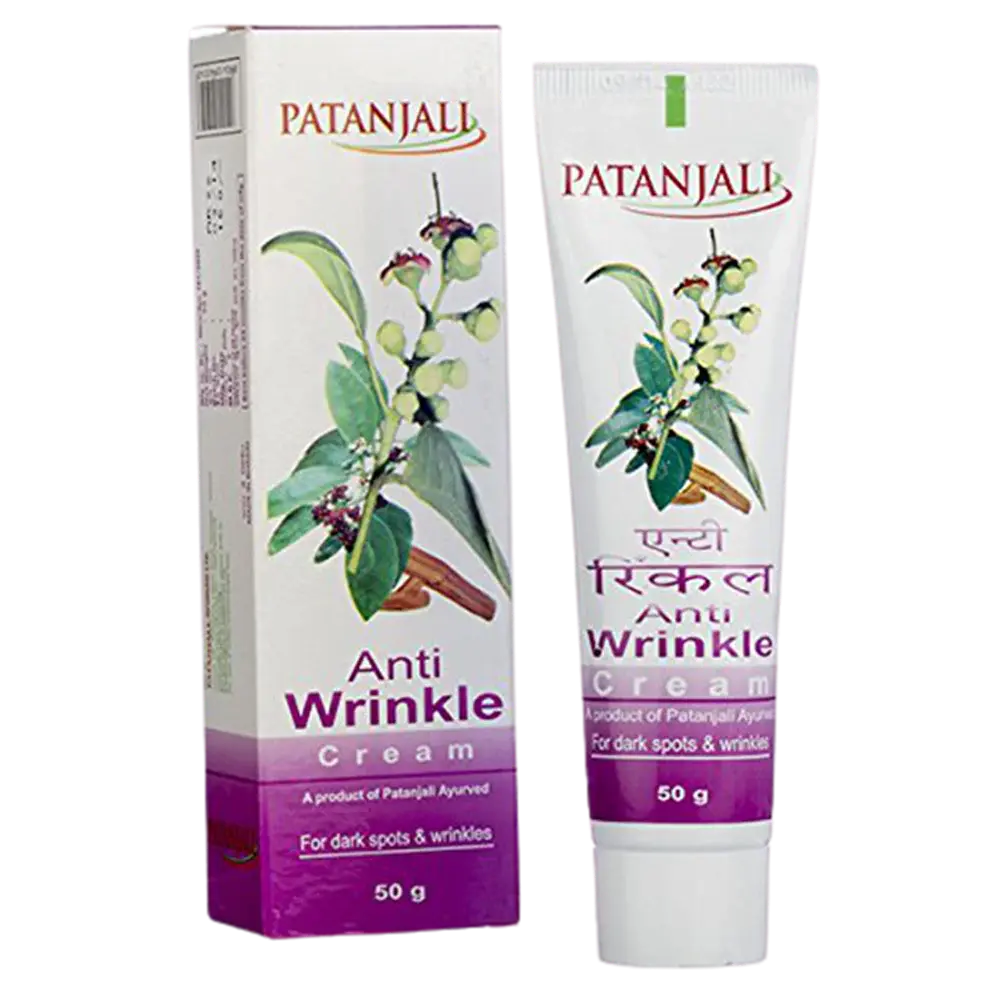 Patanjali Anti Wrinkle Cream -50 gm - Pack of 1 - Mytrendzcart