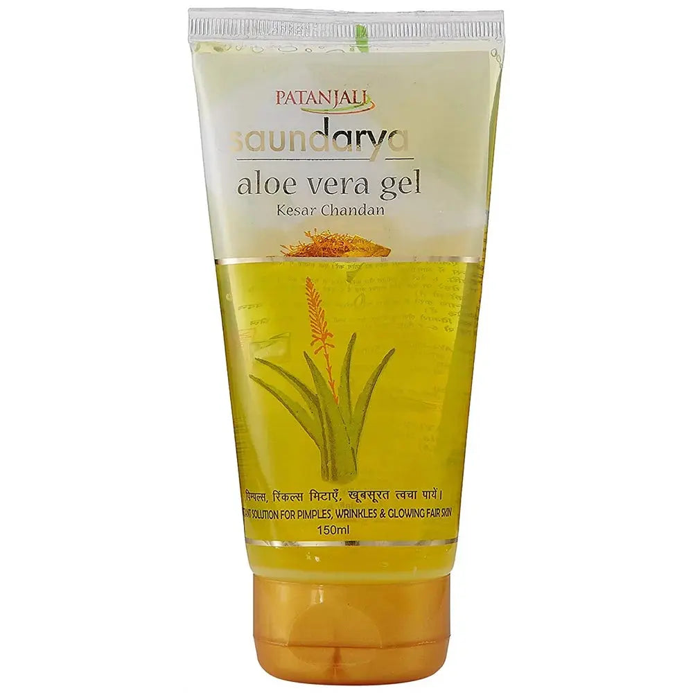 Patanjali Saundarya Aloe Vera Gel Kesar Chandan -150 ml - Mytrendzcart