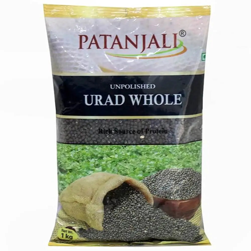 Patanjali Unpolished Urad Whole (1 kg) - Mytrendzcart