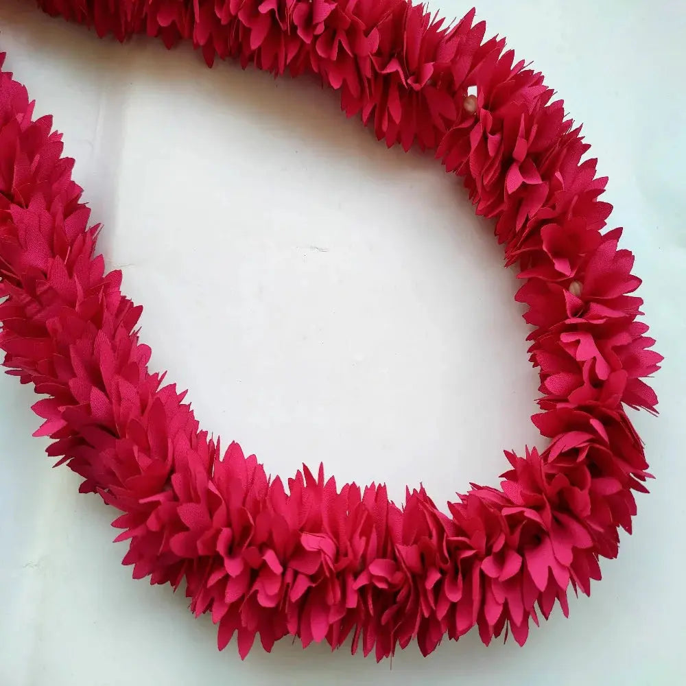 Pink Fabric Reusable Garland For God Frames - Mytrendzcart