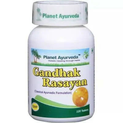 Planet Ayurveda Gandhak Rasayan Tablets - Mytrendzcart