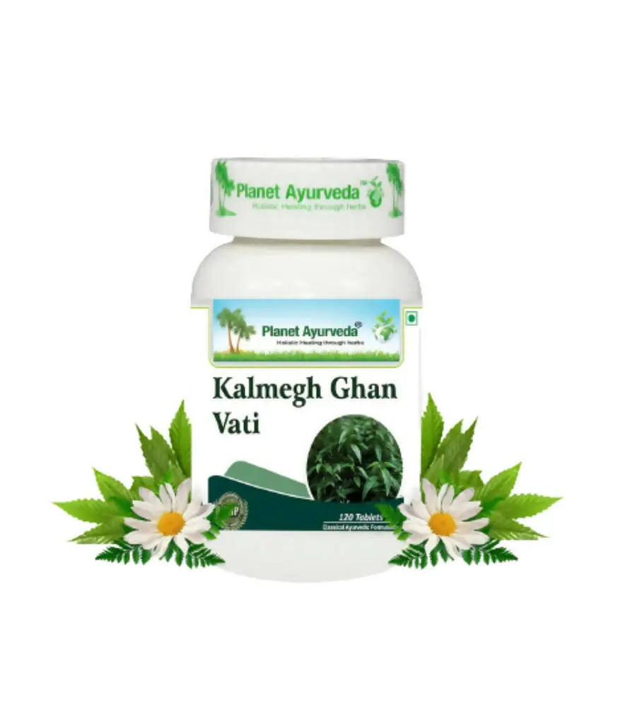 Planet Ayurveda Kalmegh Ghan Vati - Mytrendzcart