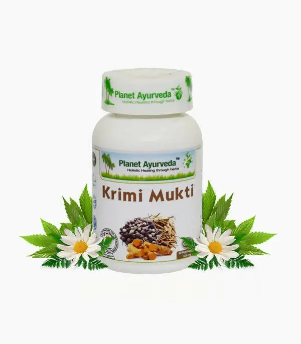 Planet Ayurveda Krimi Mukti Capsules - Mytrendzcart