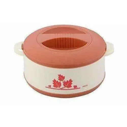 Plastic Casserole, 2.5 Litres -Brown - Mytrendzcart