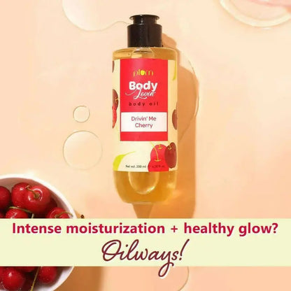 Plum Body Lovin Drivin Me Cherry Body Oil -200 ml - Mytrendzcart