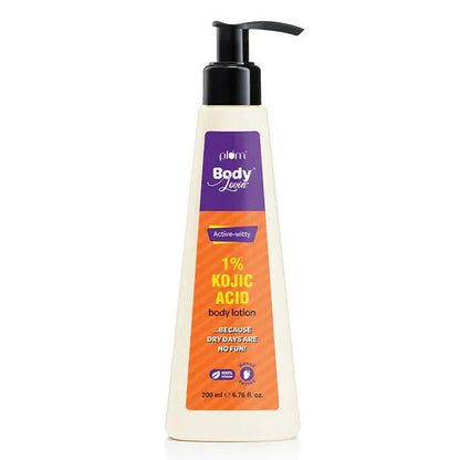 Plum BodyLovin Active-witty 1% Kojic Acid Body Lotion -200 ml - Mytrendzcart