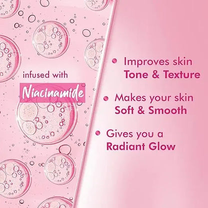 Ponds, Moisturizing Body Lotion, 600ml, for silky soft, smooth, radiant skin, with Niacinamide, 3X Moisturization, Lightweight, Non-Sticky, Quick Absorbing - Mytrendzcart