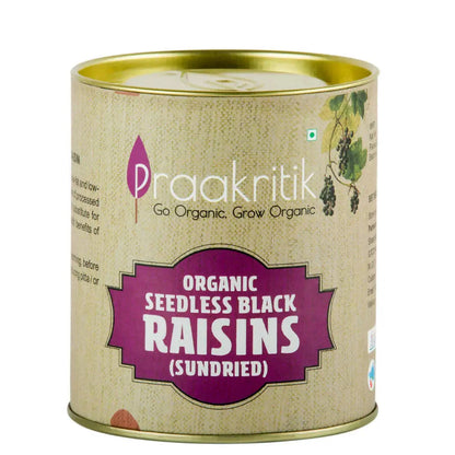 Praakritik Organic Black Raisins -200 gm - Mytrendzcart