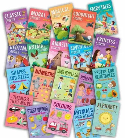 Preschool & Reading Books Set of 20 - English - Mytrendzcart