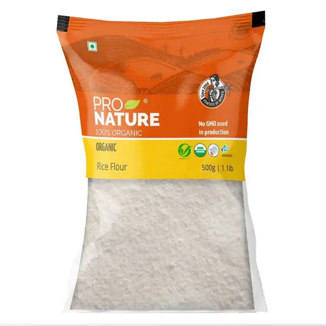 Pro Nature Organic Rice Flour -500 gm - Mytrendzcart