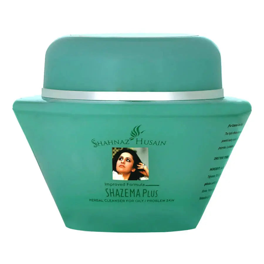 Shahnaz Husain Shazema Plus Herbal Cleanser For Oily / Problem Skin -40 gm - Mytrendzcart