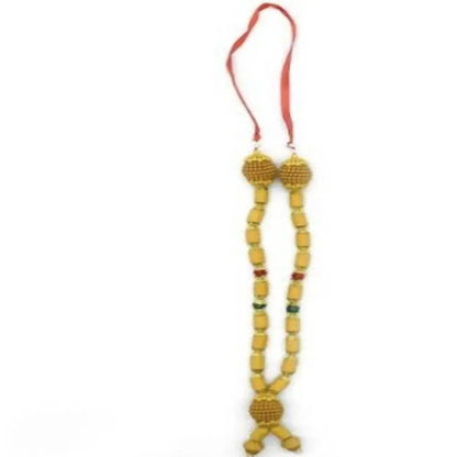 Puja N Pujari Multi Color Pearls Garland For God Idols - Mytrendzcart