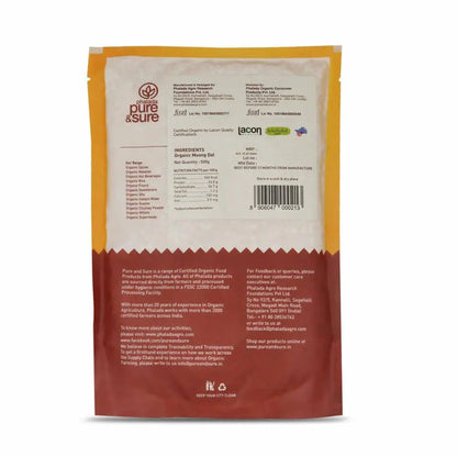 Pure & Sure Moong Dal Traditional Organic Pulses -500 gm - Mytrendzcart