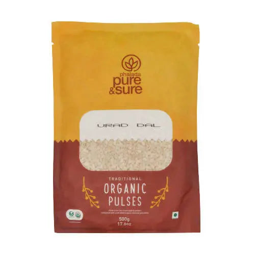 Pure & Sure Urad Dal Split Organic Pulses -500 gm - Mytrendzcart