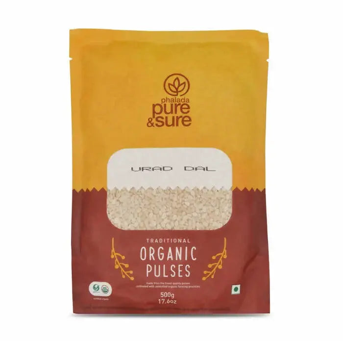 Pure & Sure Urad Dal Split Organic Pulses -500 gm - Mytrendzcart