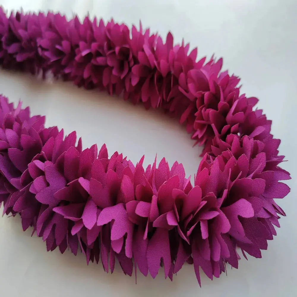 Purple Fabric Reusable Garland For God Frames - Mytrendzcart