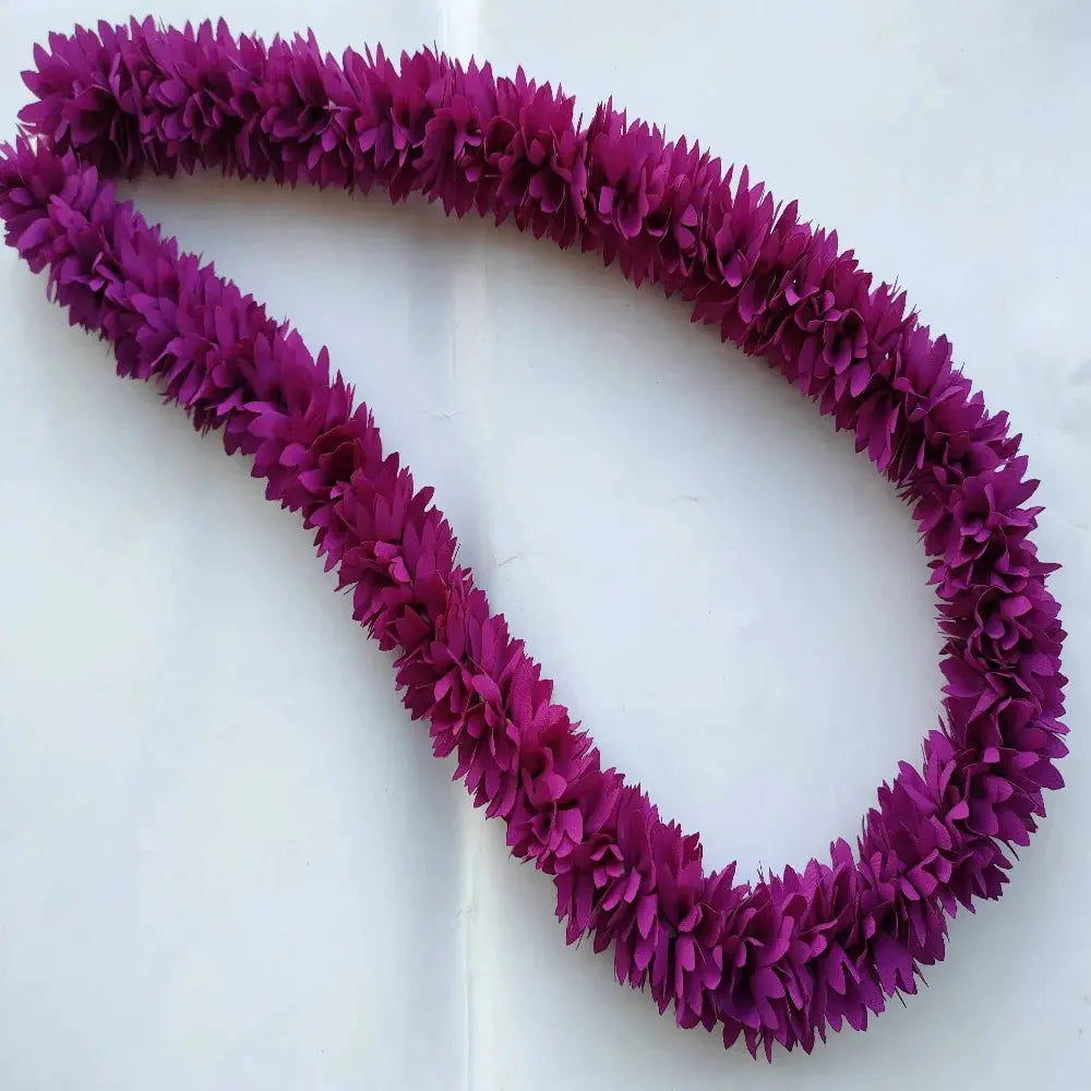 Purple Fabric Reusable Garland For God Frames - Mytrendzcart