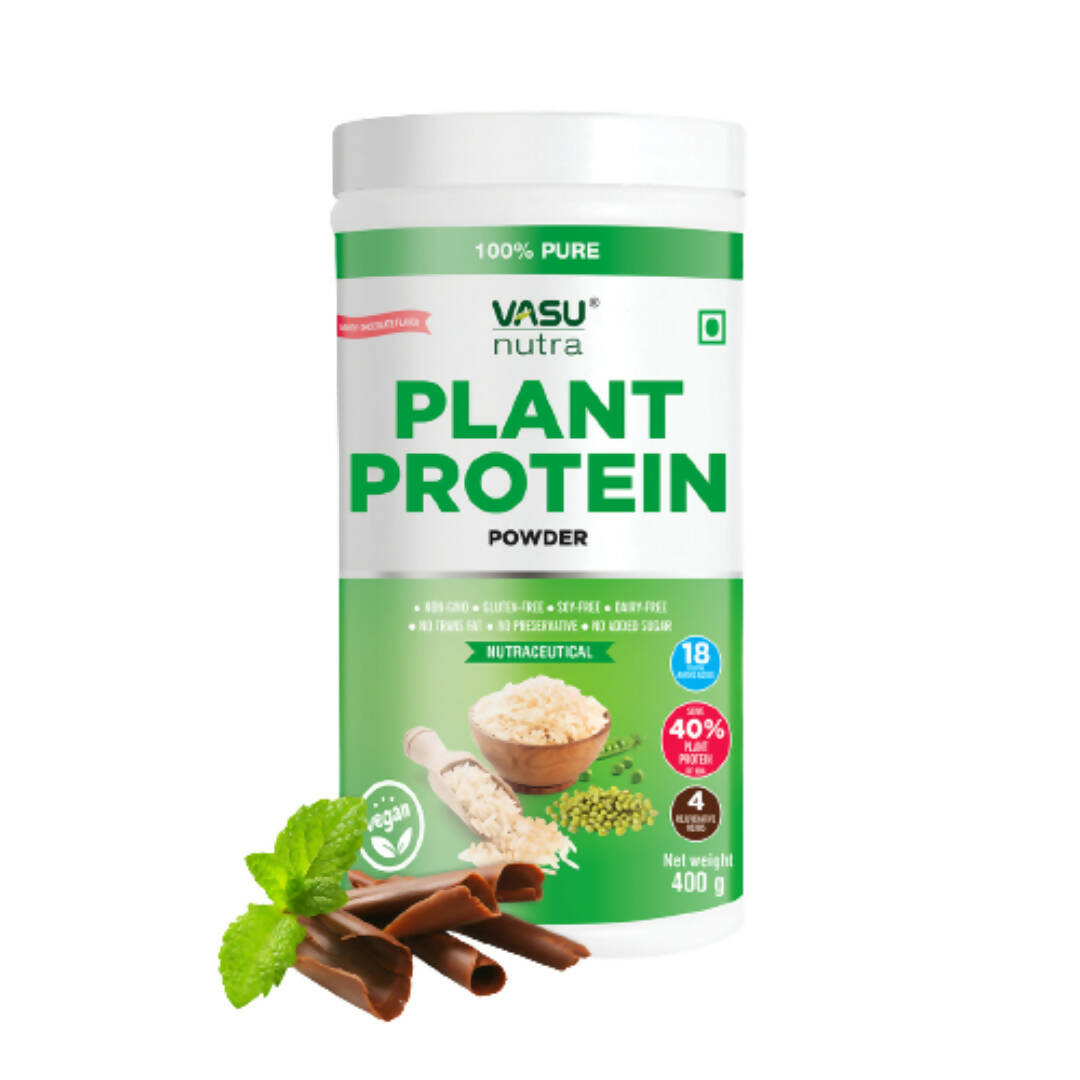 Vasu Healthcare Nutra 100% Pure Plant Protein Powder - Mytrendzcart