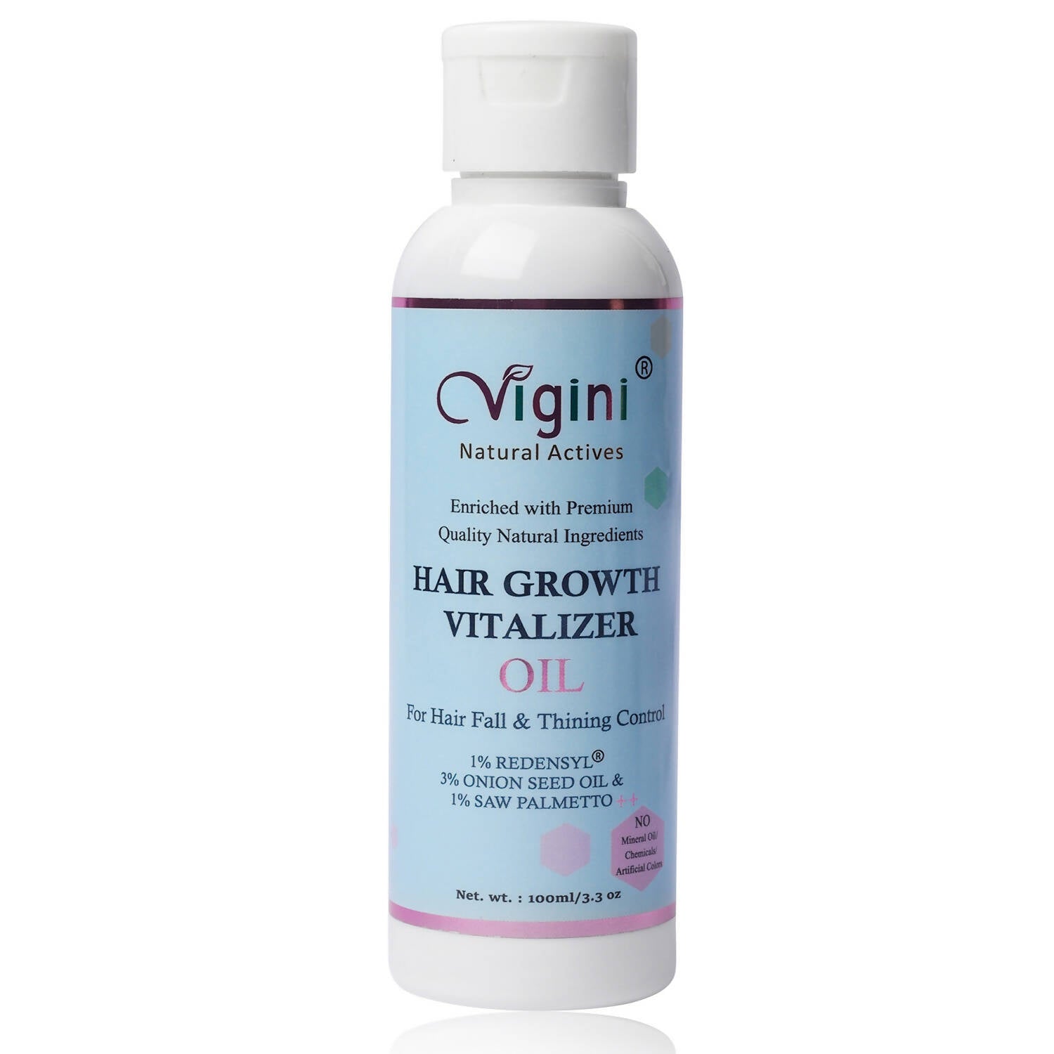 Vigini 1% Redensyl Hair Growth Vitalizer Hair Care Tonic Oil for Men Women - Mytrendzcart