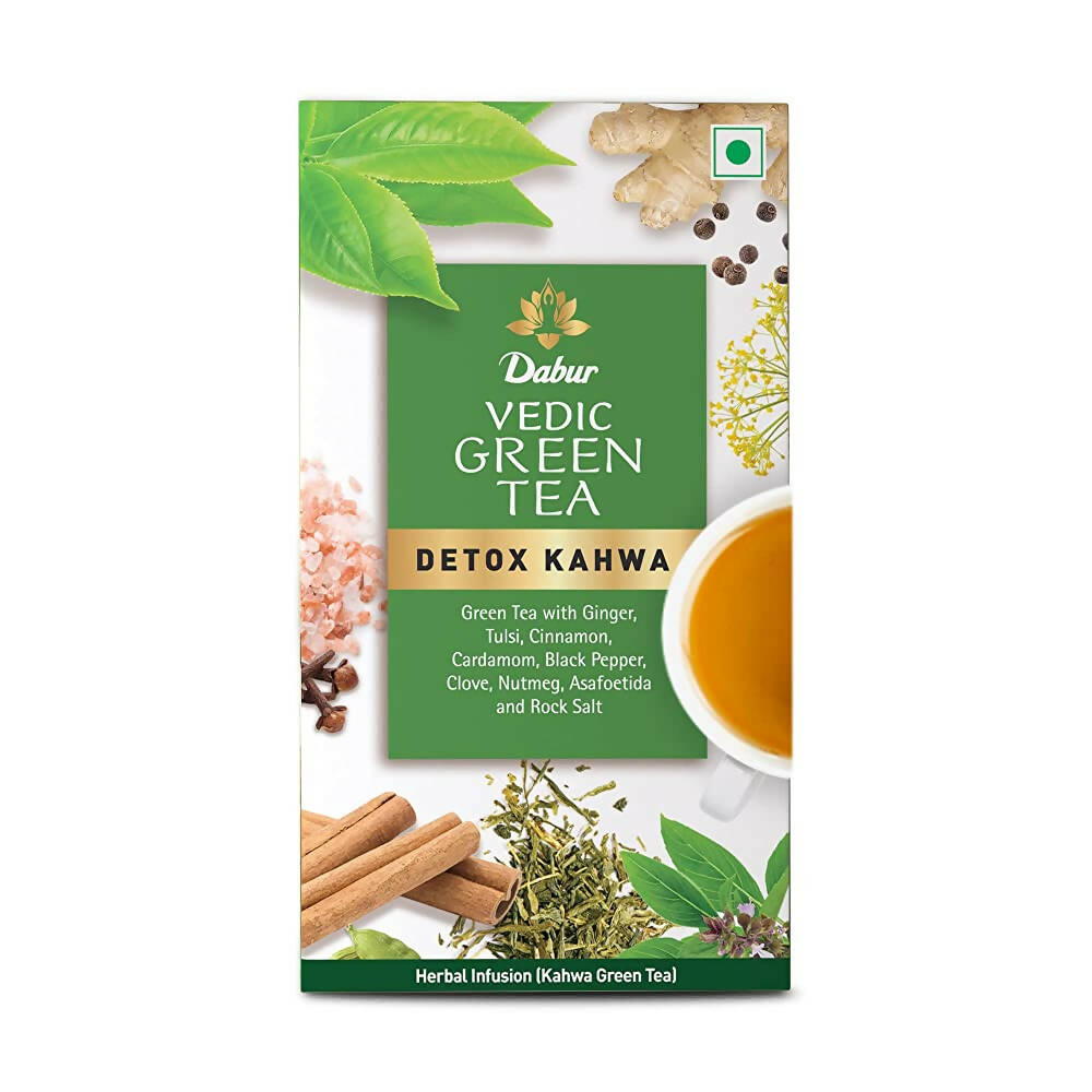 Dabur Vedic Green Teabags - Detox Kahwa - Mytrendzcart