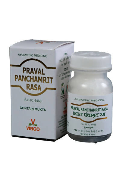 Virgo Praval Panchamrit Rasa Tablets - Mytrendzcart