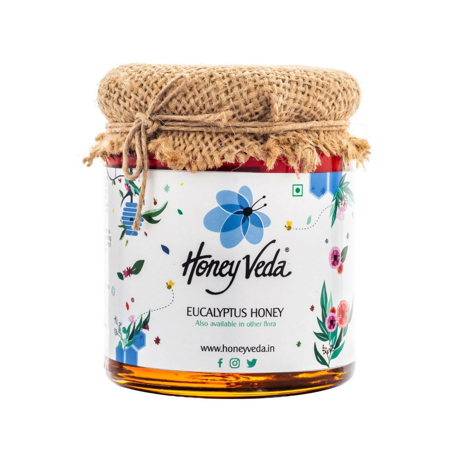 HoneyVeda Premium Raw Eucalyptus Honey - Mytrendzcart