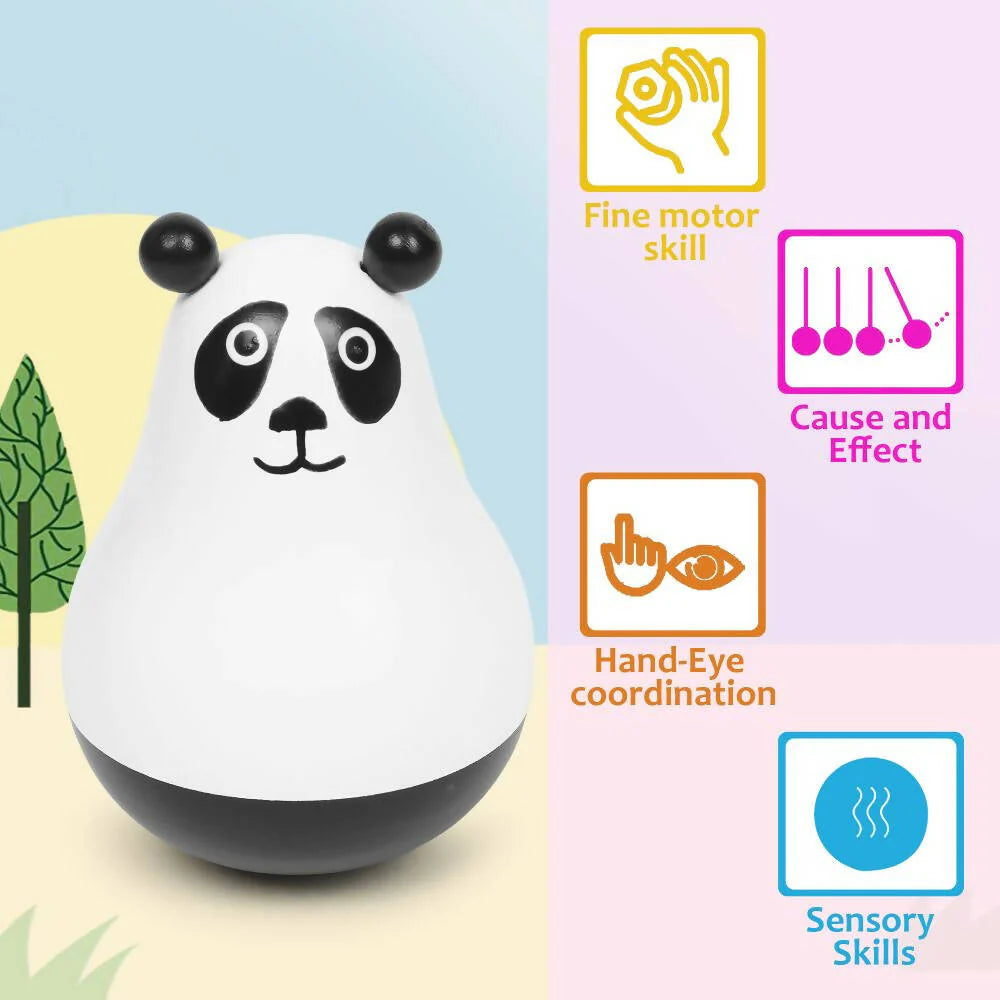 Matoyi Roly Poly Toys For Kids ! Wobbly Panda Mytrendzcart