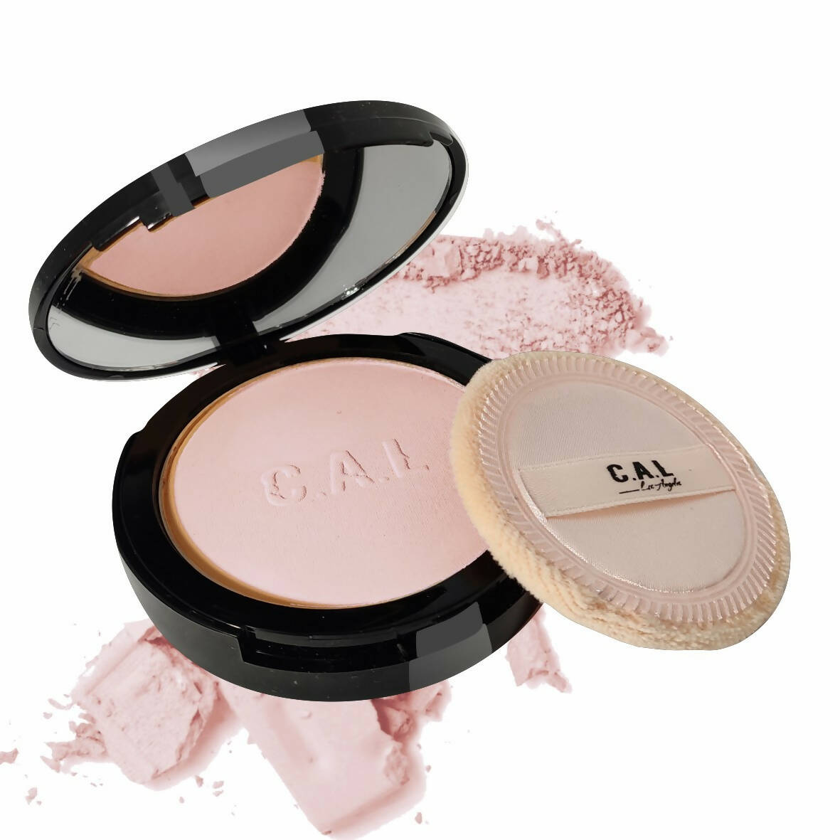 CAL Los Angeles Finish Up Matte Compact -Pink - Mytrendzcart