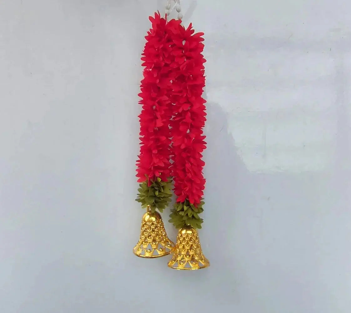 Red Fabric Hangings -1.5ft - Mytrendzcart