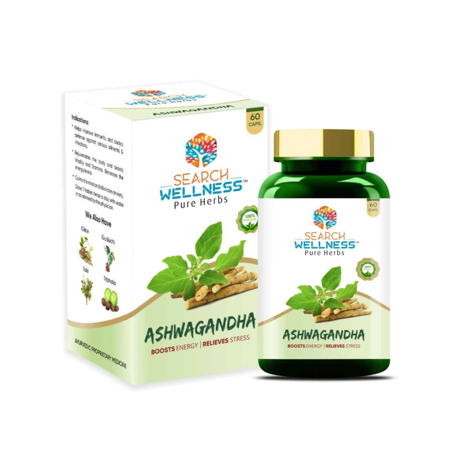Search Wellness Ashwagandha Capsules - Mytrendzcart