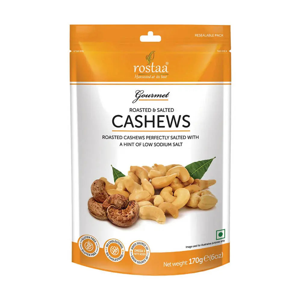 Rostaa Roasted & Salted Cashews -170 gm - Mytrendzcart