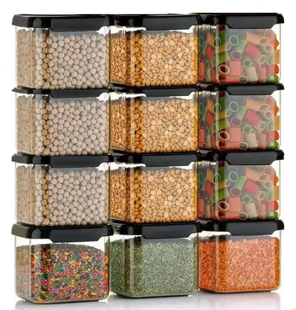 Rylan Air Tight Containers For Kitchen Organizer Storage Set, Kitchen Accessories Items Kitchen Storage Set Pantry Organization And Kitchen Storage (500 ml Pack of 4) - Mytrendzcart