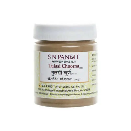 S N Pandit Ayurveda Tulasi Choorna - Mytrendzcart