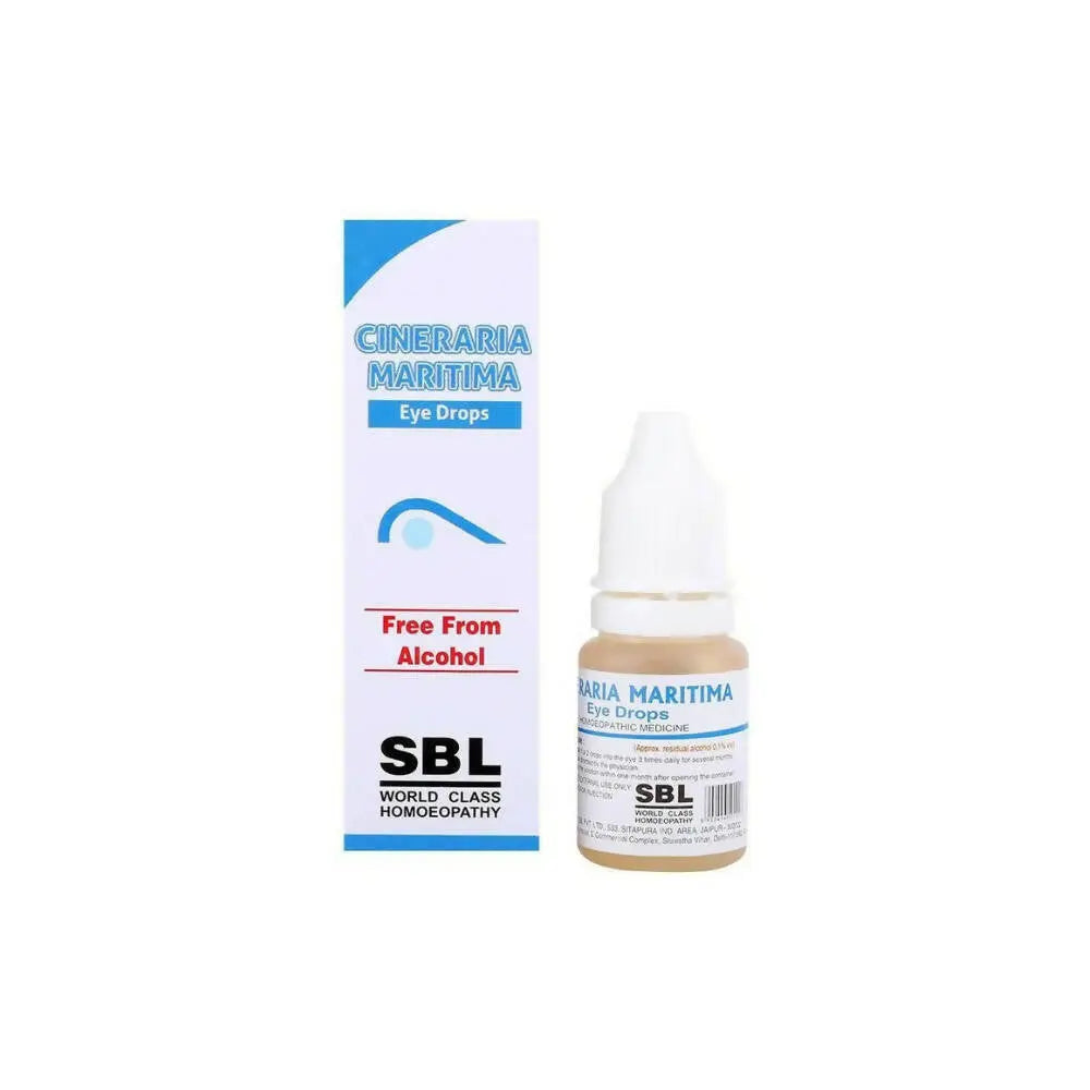SBL Homeopathy C-ineraria Maritima Eye Drops Free From Alcohol - Mytrendzcart