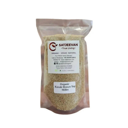 Satjeevan Organic Korale Browntop Millet -500 gm - Mytrendzcart