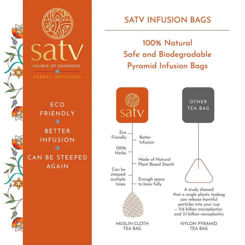 Satv Immunity Herbal Tea Bags -15 Bags - Mytrendzcart