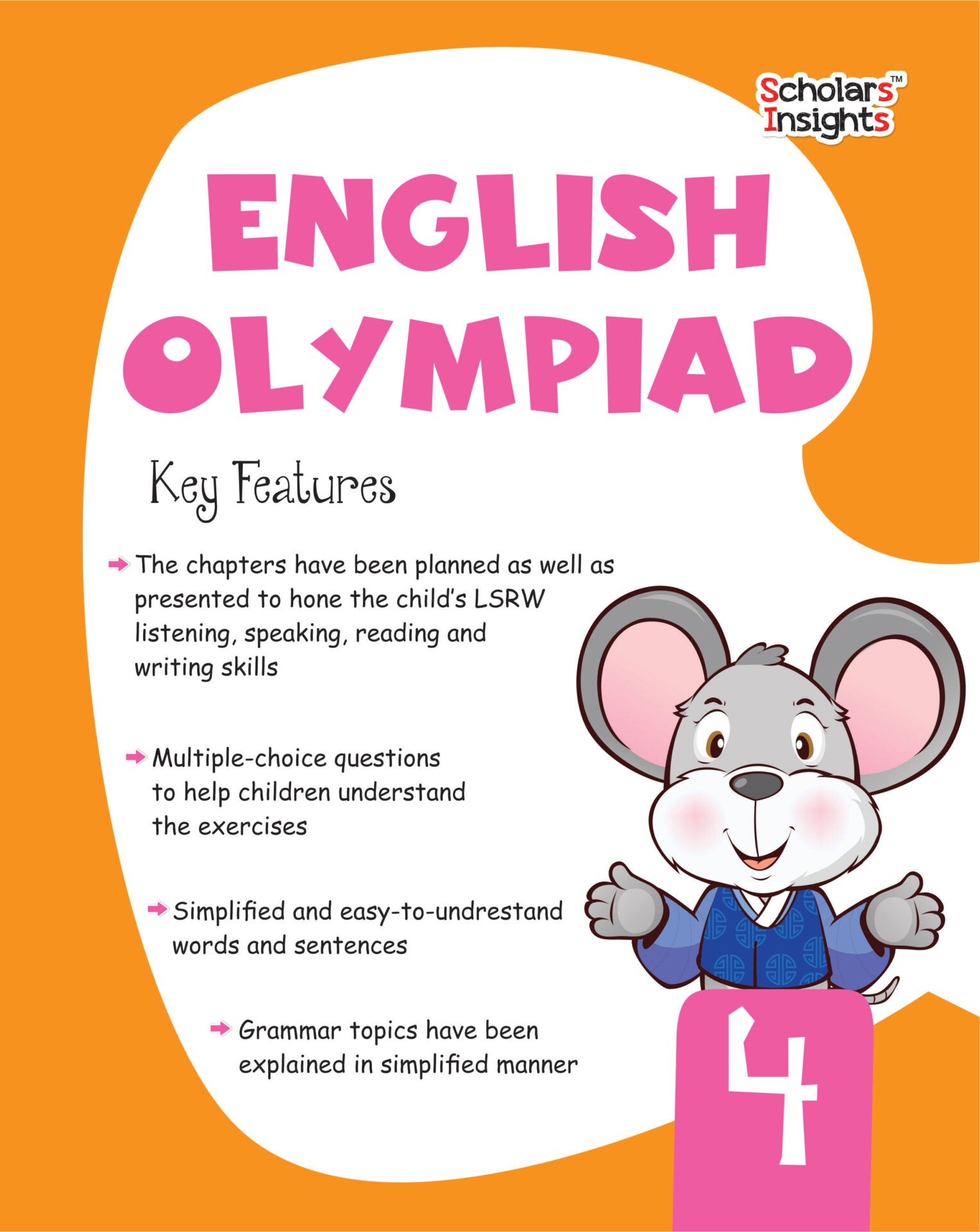 Scholars Insights English Olympiad Grade 4 - Mytrendzcart