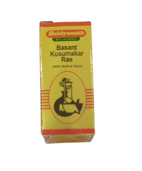 Baidyanath Basant Kusumakar Ras (with Gold, Silver & Pearl) Mytrendzcart