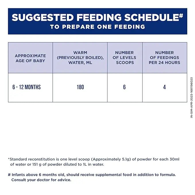 Similac Plus Stage 2 Follow-Up Formula from 6 to 12 Months 400g Tin with HMO, Supports Baby’s Immunity and Brain Development - Mytrendzcart