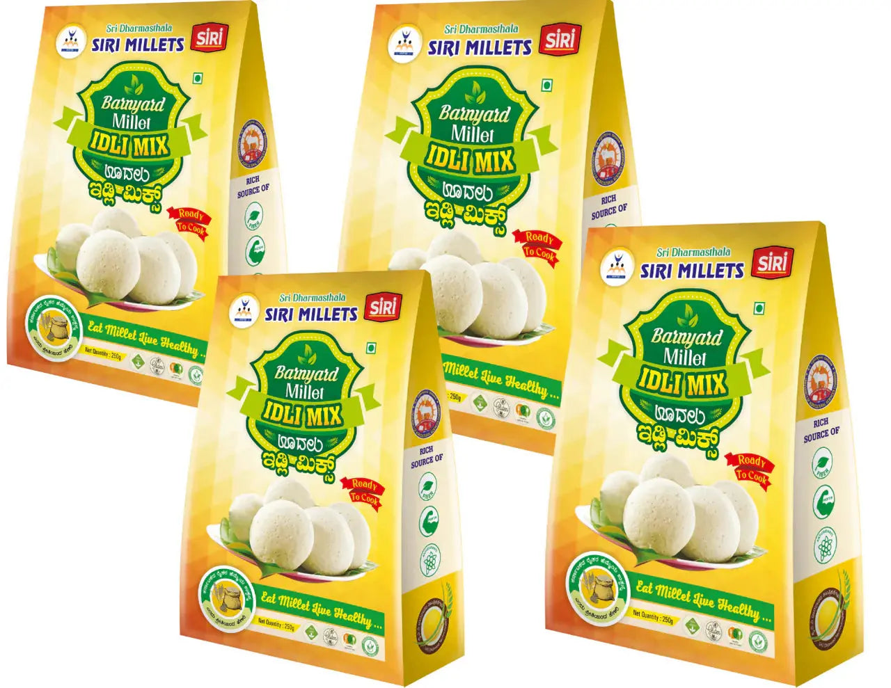 Siri Millets Barnyard Millet Idli Mix -250 gm - Pack of 4 - Mytrendzcart