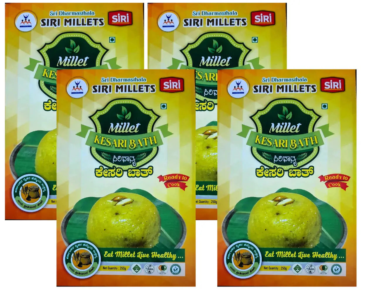 Siri Millets Kodo Millet Kesari Bath -250 gm - Pack of 4 - Mytrendzcart