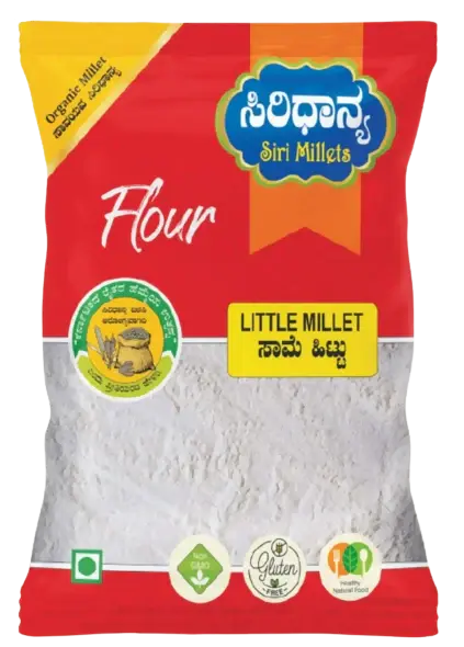 Siri Millets Organic Little Millet Flour (Saame Atta) -1 kg - Mytrendzcart