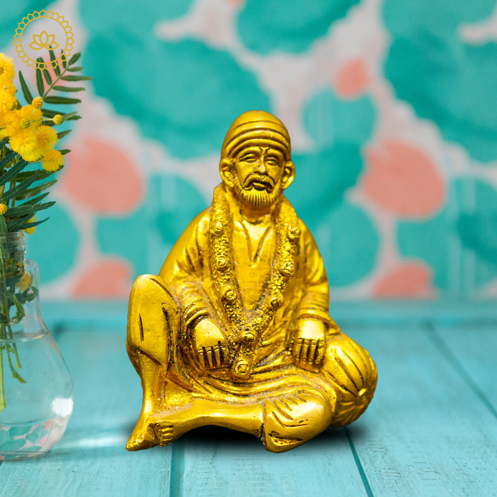 Sitting Brass Sai Baba: A Timeless Symbol of Serenity for Your Home - Mytrendzcart