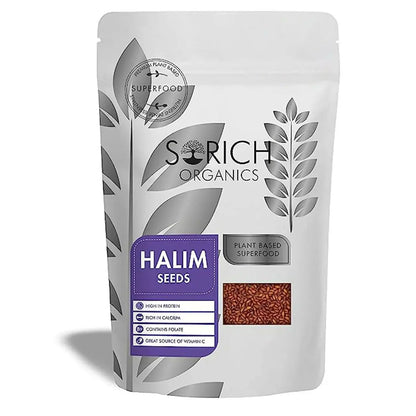 Sorich Organics Raw Halim Seeds (Aliv Seeds) -200 gm - Mytrendzcart